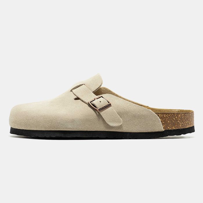 Клоги-сабо Birkenstock Boston Beige Premium