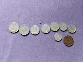 20 groszy, 10, 5 i 1 grosz z 1967 r. Do 1985