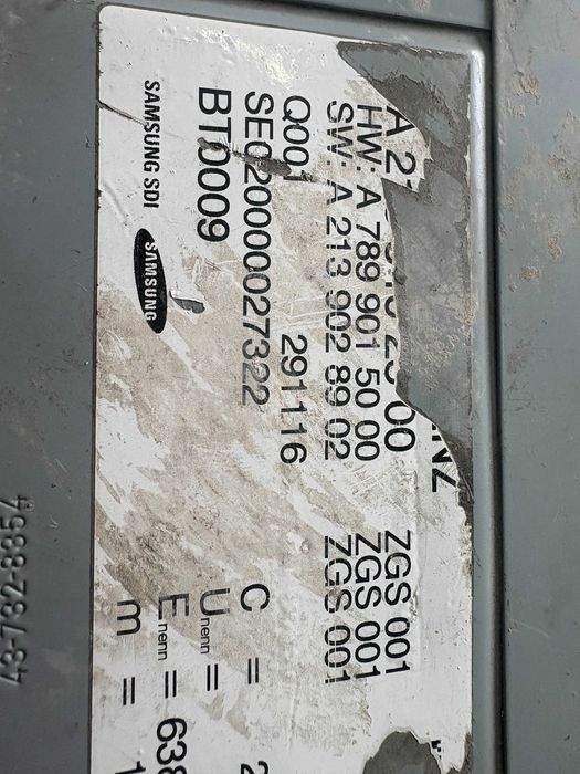 Mercedes bateria miekka hybryda 205/213