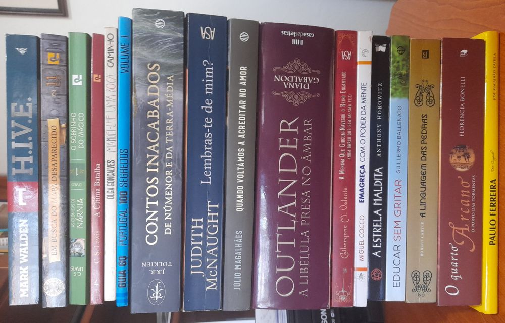 Lote de livros para venda