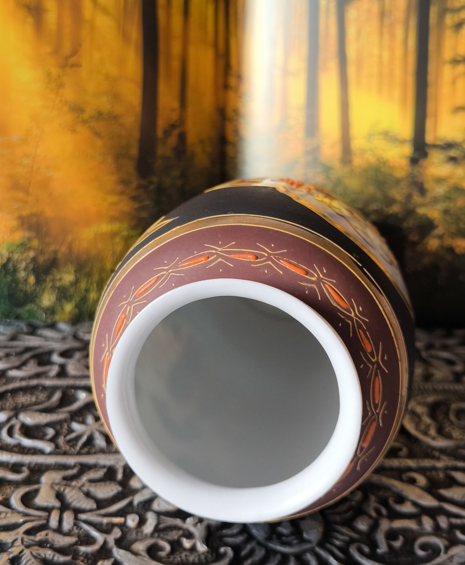 Wazon Nippon Tokusei piękna stara Japońska porcelana
