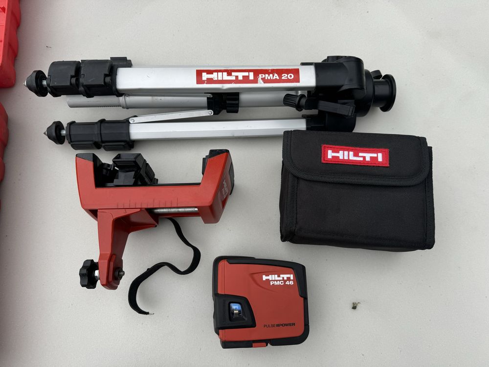 Laser krzyżowy HILTI PMC 46 +  statyw