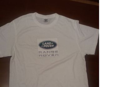 t-shirt LAND ROVER RANGE ROVER SIZE L algodao branca