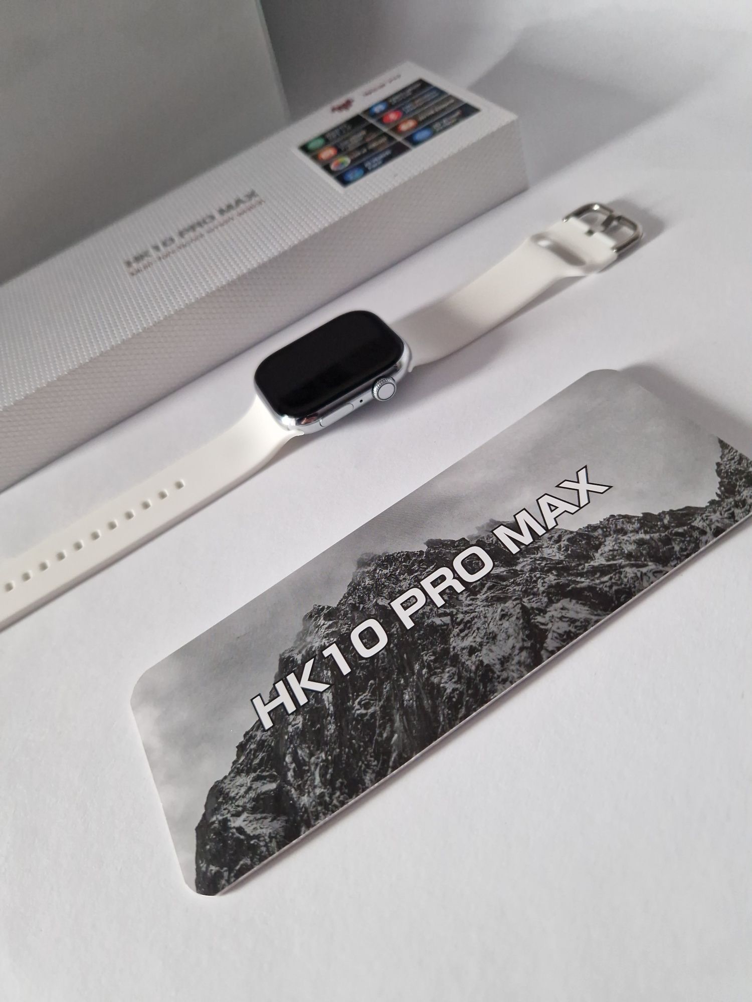 Hk10 pro max biały pełny nowy komplet