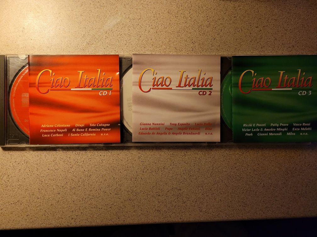 CD x 3 Ciao Italia Vol 1 - 3 BMG 1998 Italy