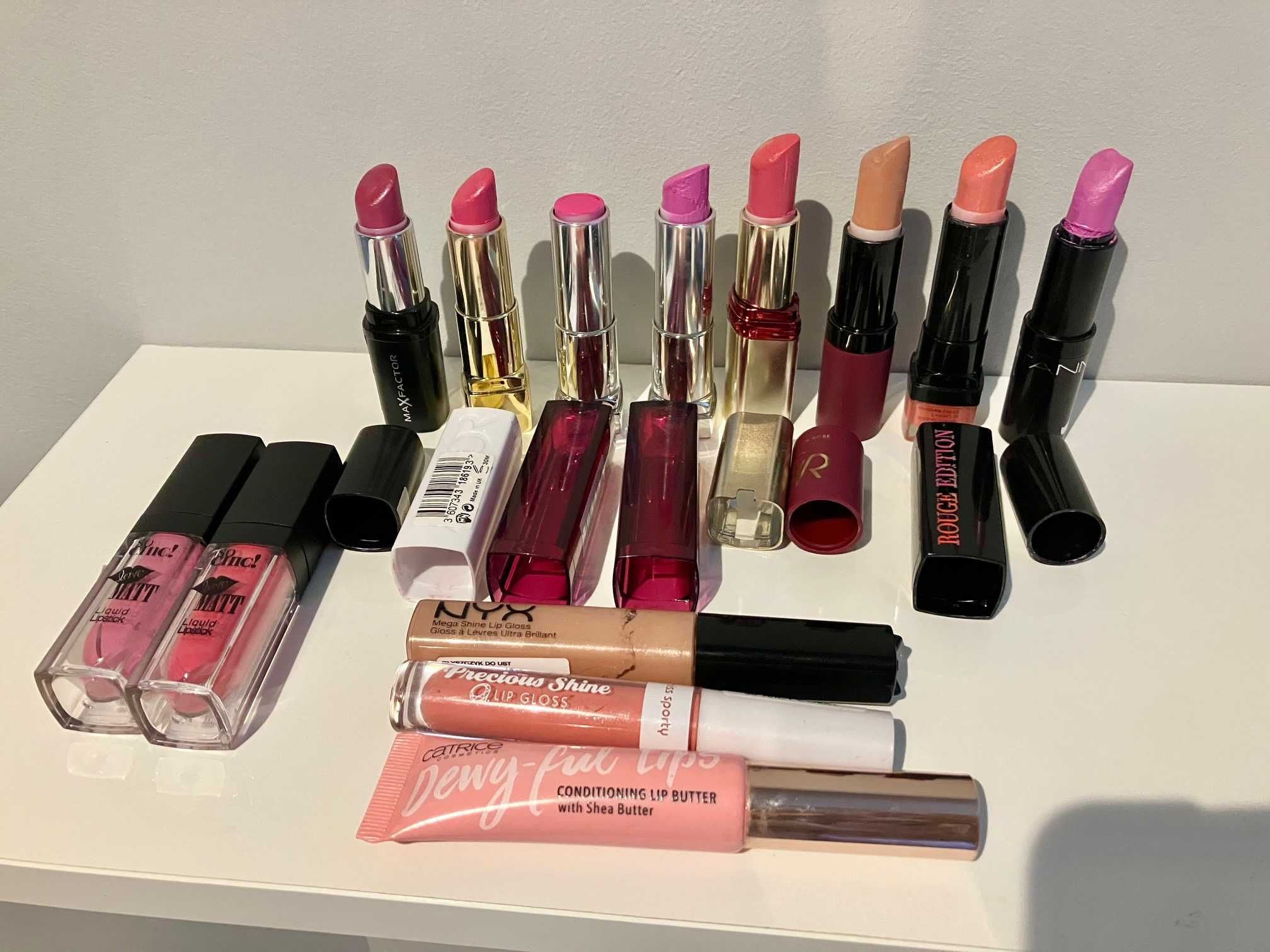 Wielki zestaw kosmetyków Lancome Max Factor Bourjois Tangle Teezer