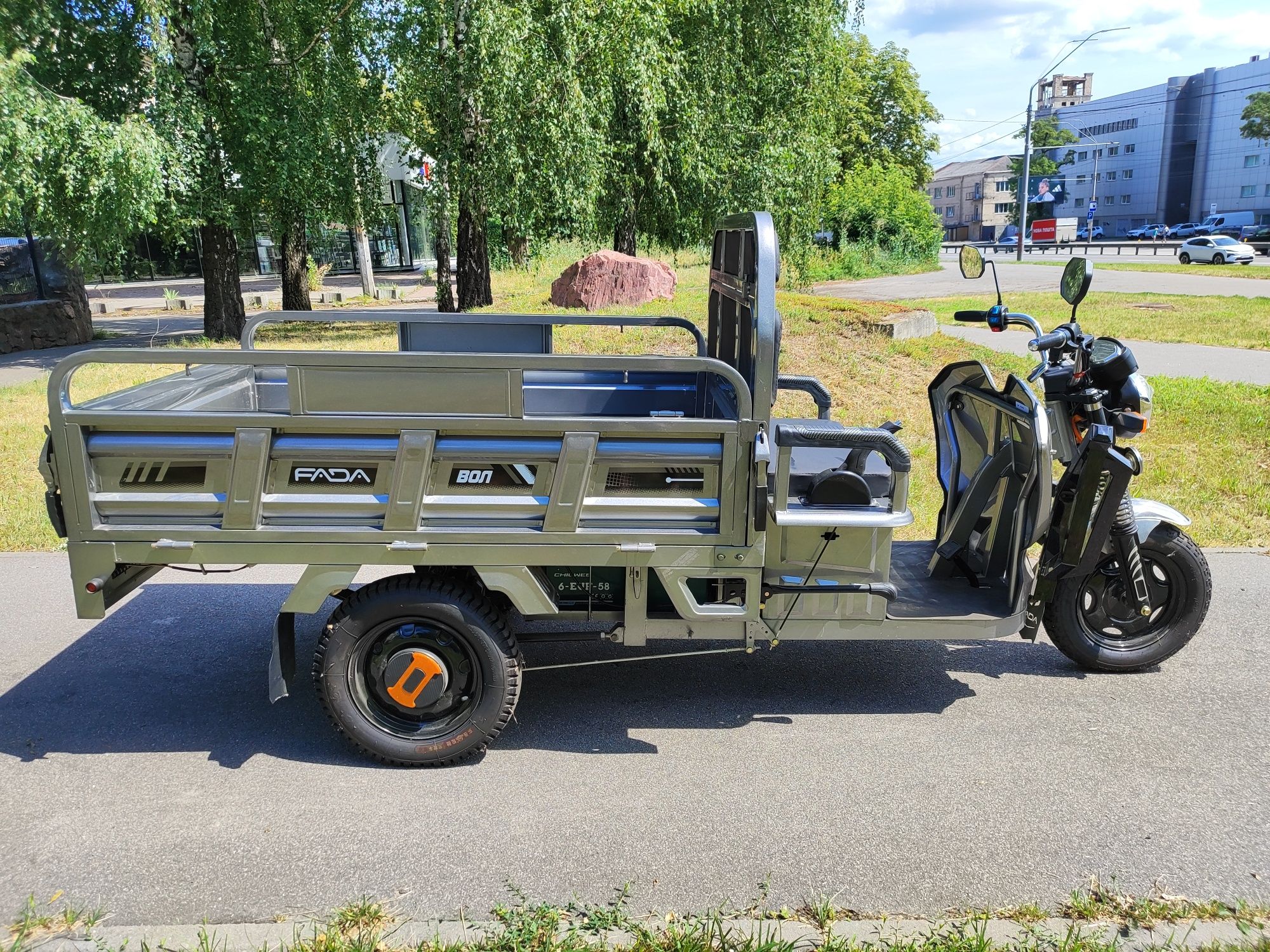 Електротрицикл вантажний  FADA ВІЛ,Фада ВОЛ  1000W    Доставка!Сервіс