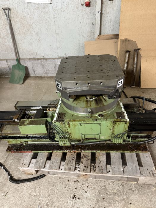 Stół Obrotowy CNC z osią przesuwu – kompletna jednostka