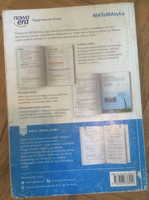 Podręcznik - matematyka klasa 2 dla liceum oraz technikum