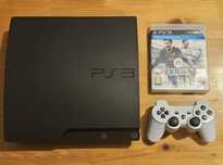PS3 Slim ZESTAW Pad + Gra na start, CECH-3004B