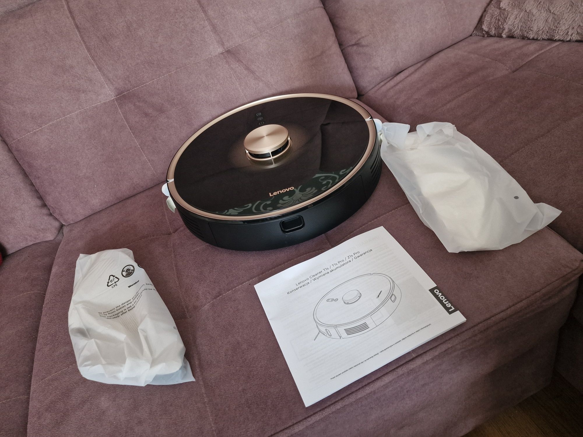 Lenovo Cleaner T1S  pro Nowy czarny