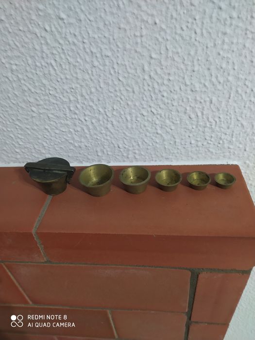 Conjunto de pesos de farmácia