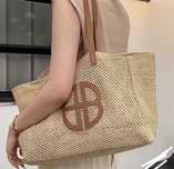 Nowa letnia torba koszyk pleciona tote bag