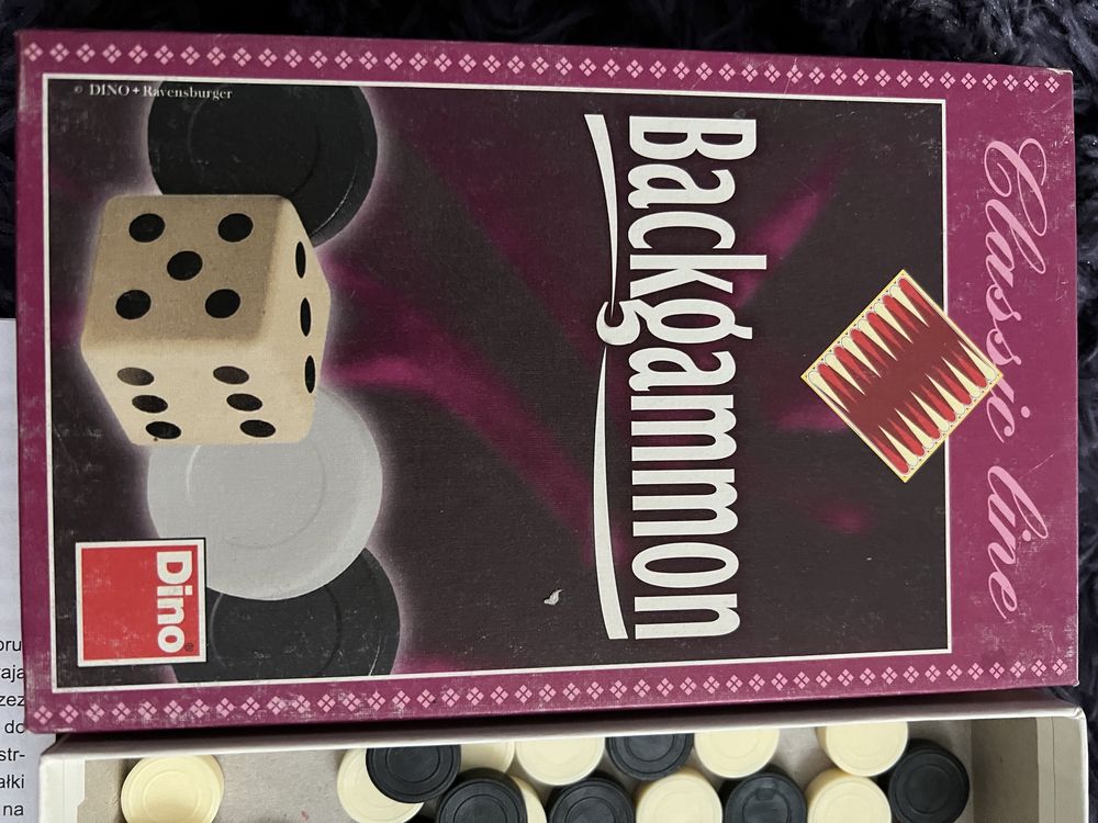 Gra planszowa backgammon jak nowa