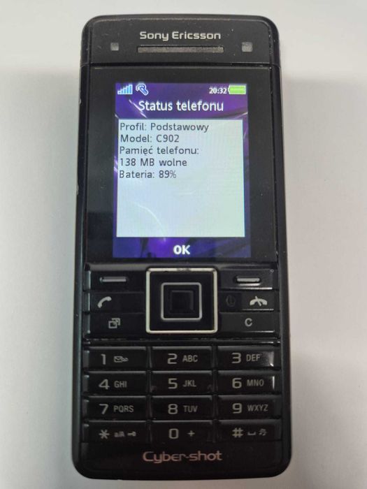Sony Ericsson C902, słuchawka bluetooth hbh-pv703, ładowarka