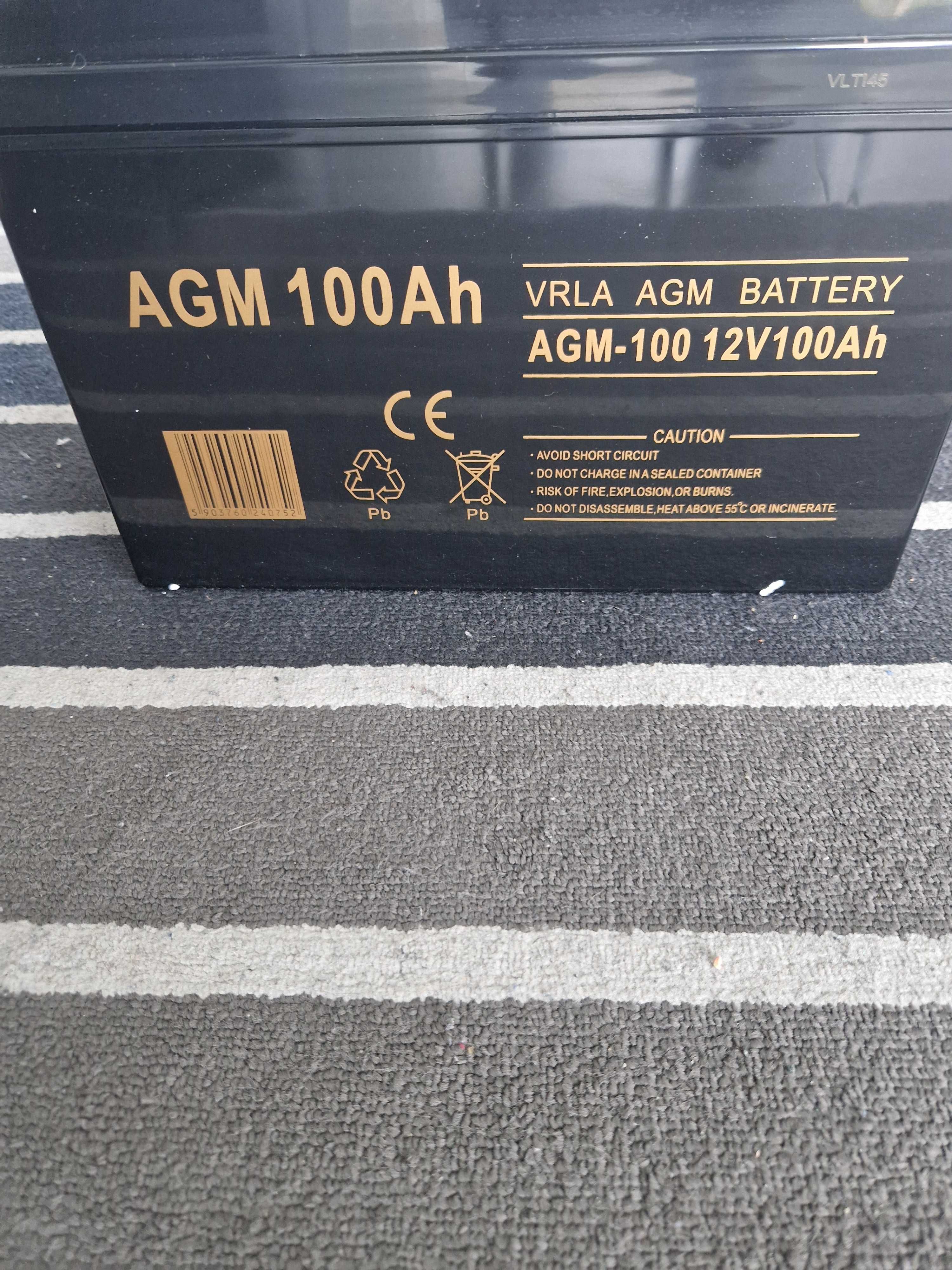 Agm 100ah  12 volt Polska