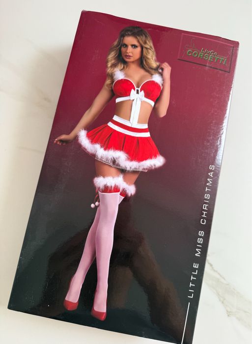 Komplet bielizny Mikołajka Livco Corsetti Little miss christmas