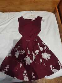 Vestido Bordo do Flower by Charm's Paris