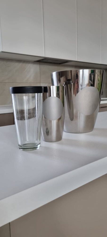 Wiaderko do szampana + shaker IKEA vintage