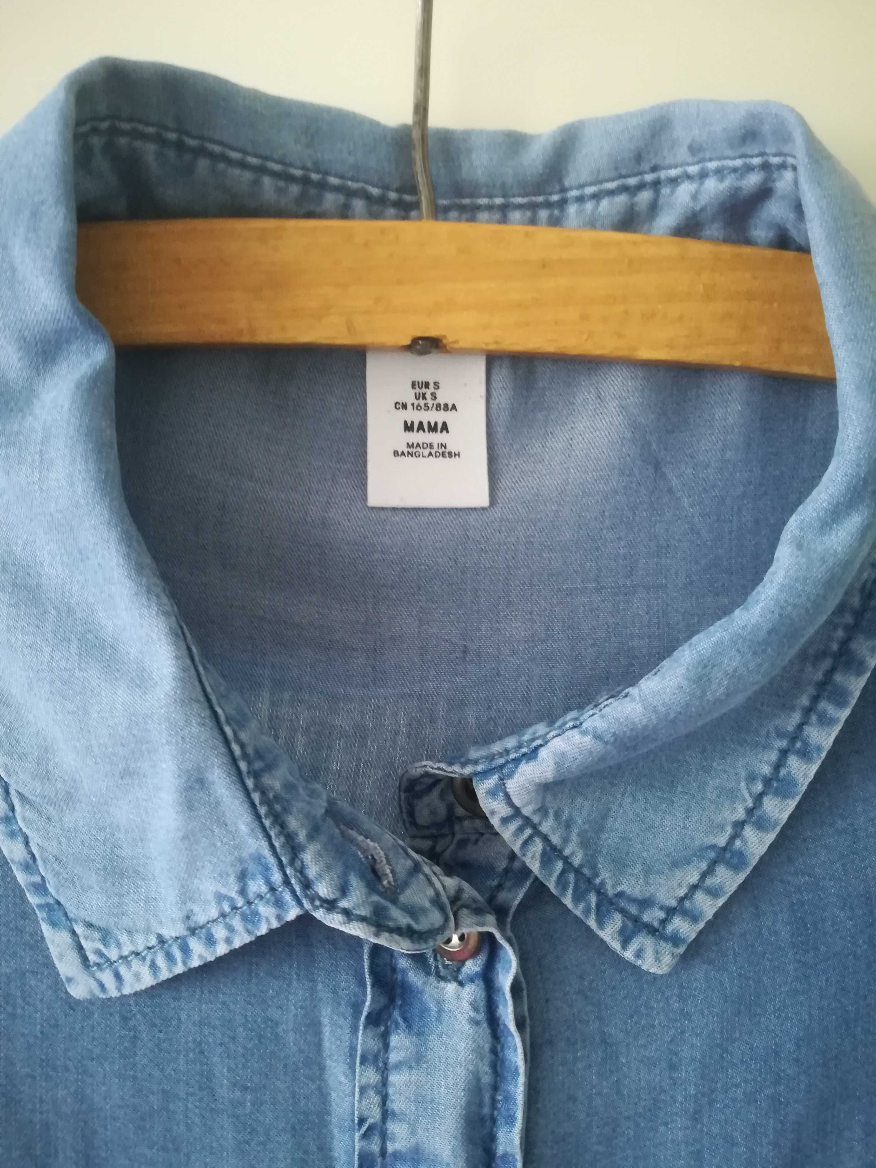 Sukienka jeans H&M mama ciążowa i do karmienia - 36 S