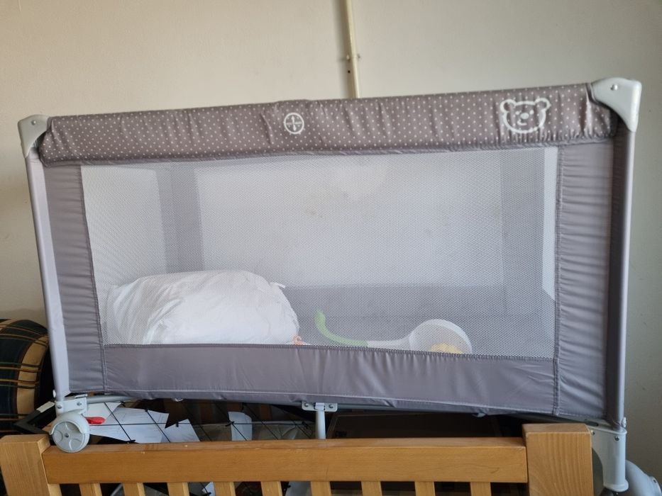 Berço bebe cinza
