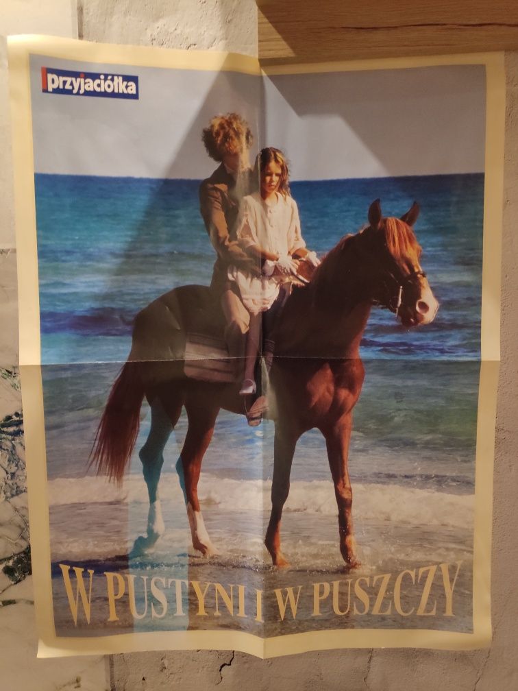 Plakat "W pustyni i w puszczy" stan kolekcjonerski rok 2001