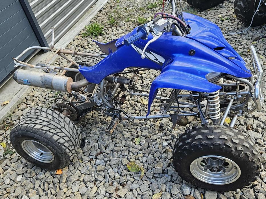 Yamaha raptor 350 l7e Rama wachacz os koła plastik