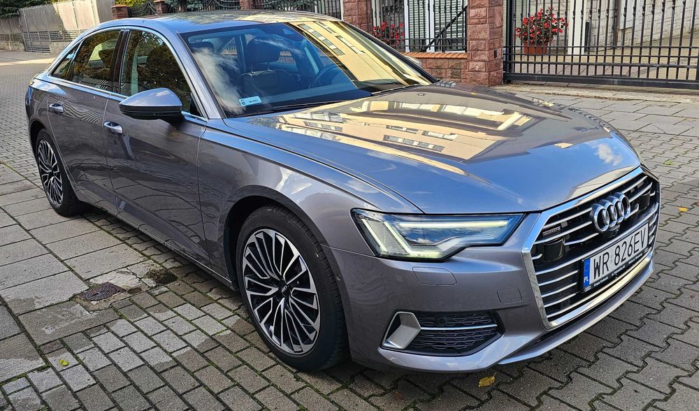 Audi A6 2020r 50TDI 3.0 286KM, quattro, lampy LED Matrix,  2 kplt kół