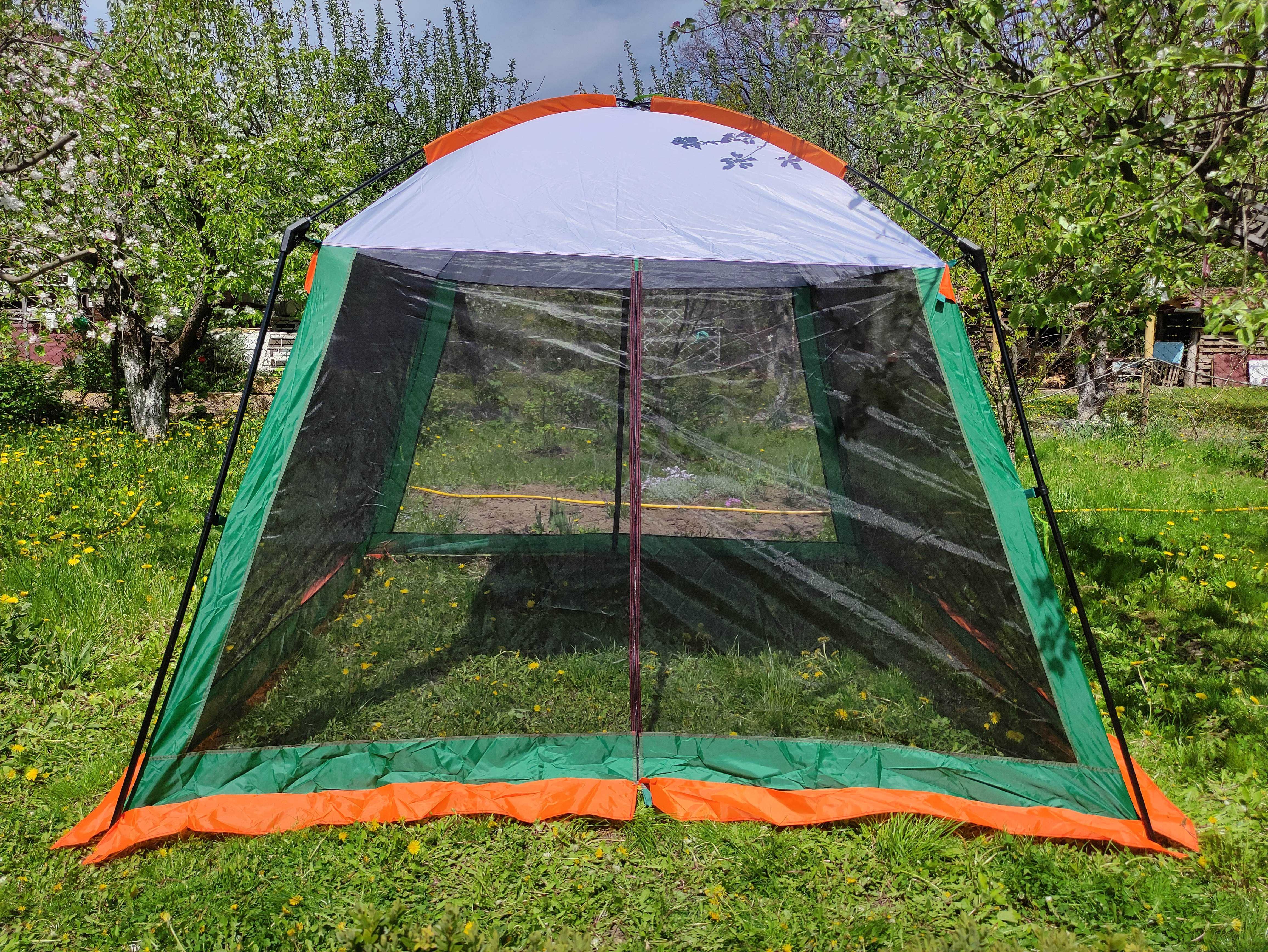 Большая палатка-шатер 9 кв.м зеленая, пляжная купить olx Украина