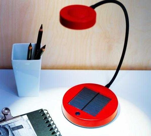 Настольная лампа Ikea светодиодная на солнечной батарее