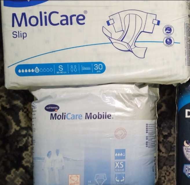 Підгузники трусики Huggies drynites та MoliCare