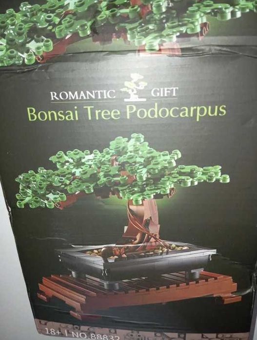Zestaw Drzewko Bonsai 878 elementów Kompatybilne z LEGO Botanic 10281