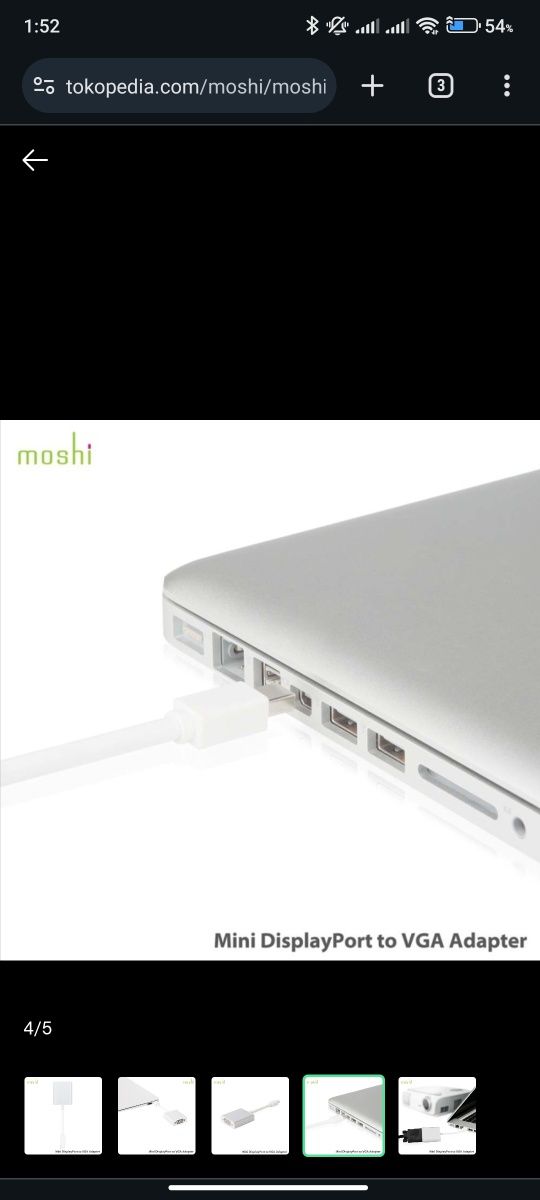 Adapter  Mini display port  VGA