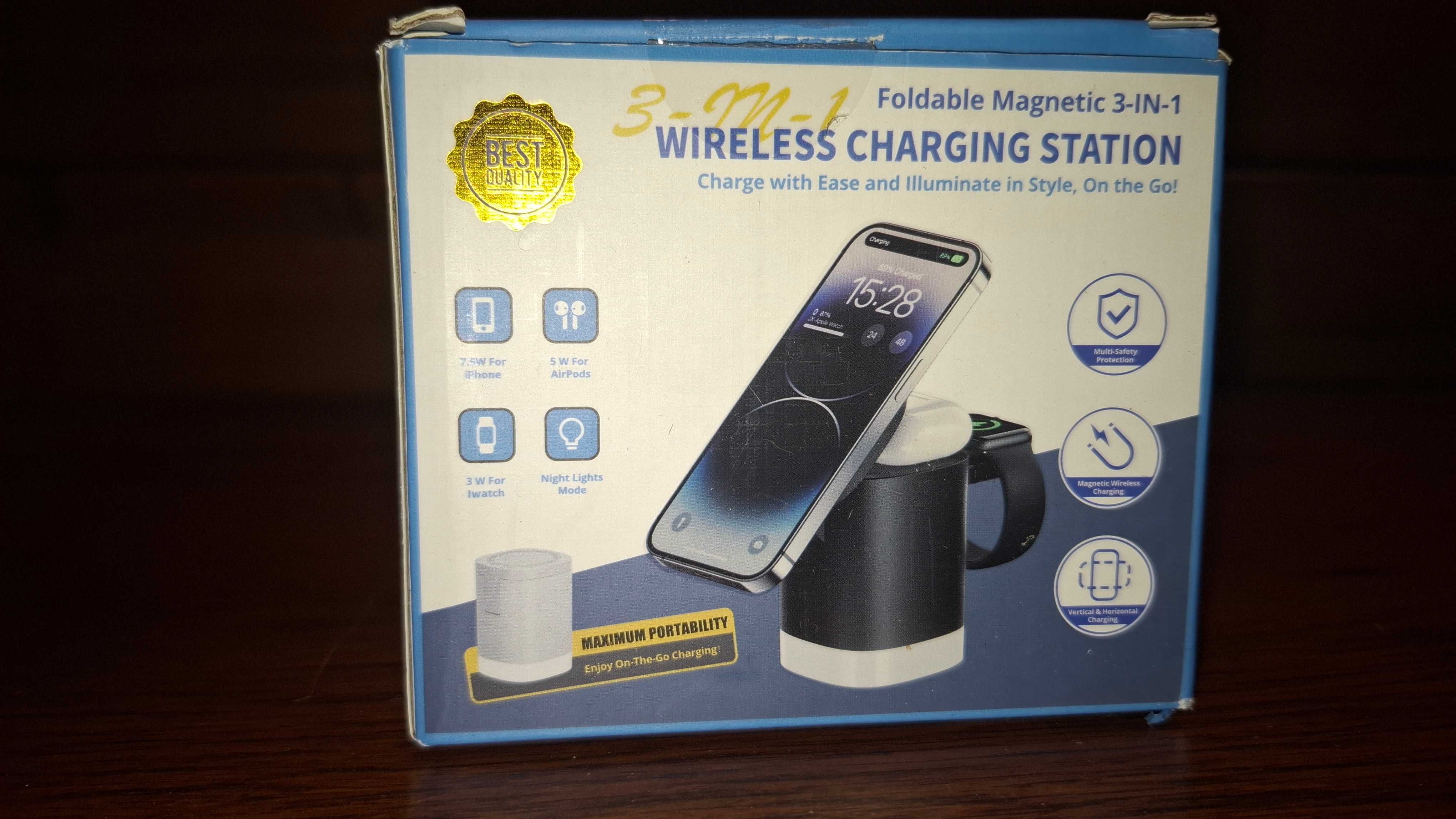 Ładowarka Bezprzewodowa 3 w 1 - Wireless Charger 3 in 1