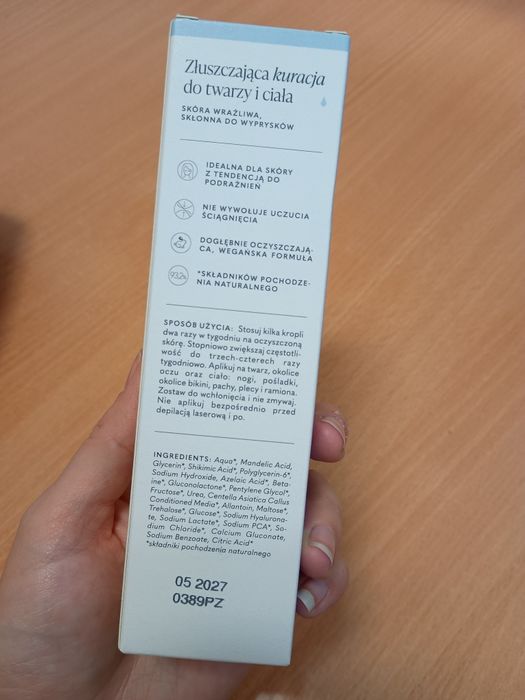Your Kaya peeling złuszczająca terapia do twarzy i ciała nowe