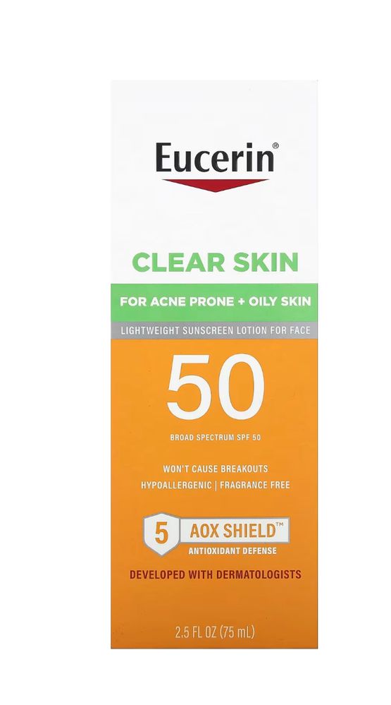 Eucerin сонцезахисний крем для обличчя