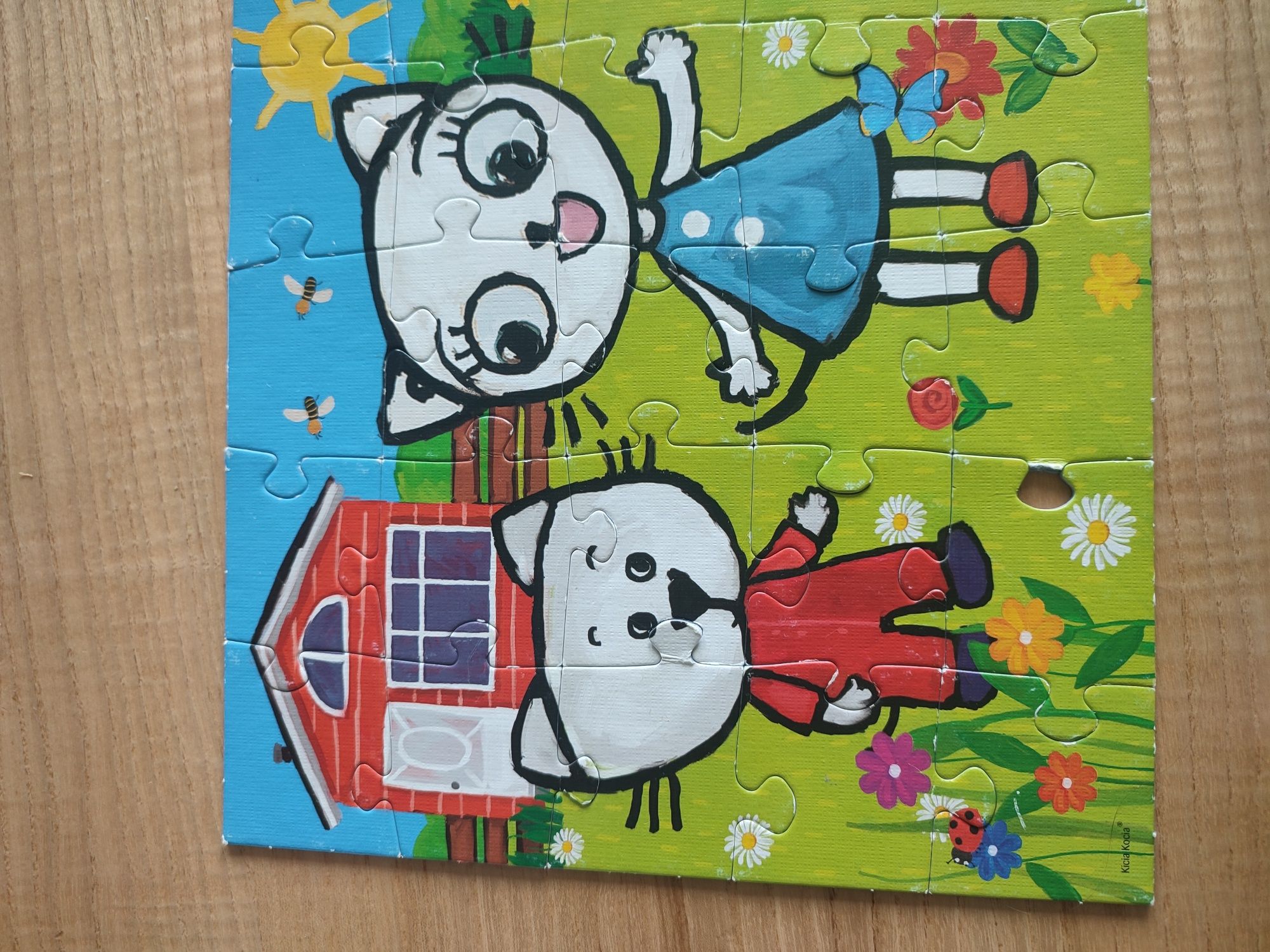 Puzzle 3+ kicia kocia Kubuś Puchatek psi patrol