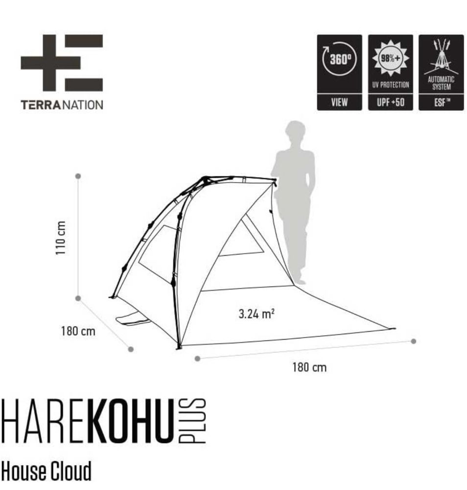 Tenda de praia com protecao UV
