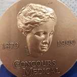 Francuski medal z pudełkiem
