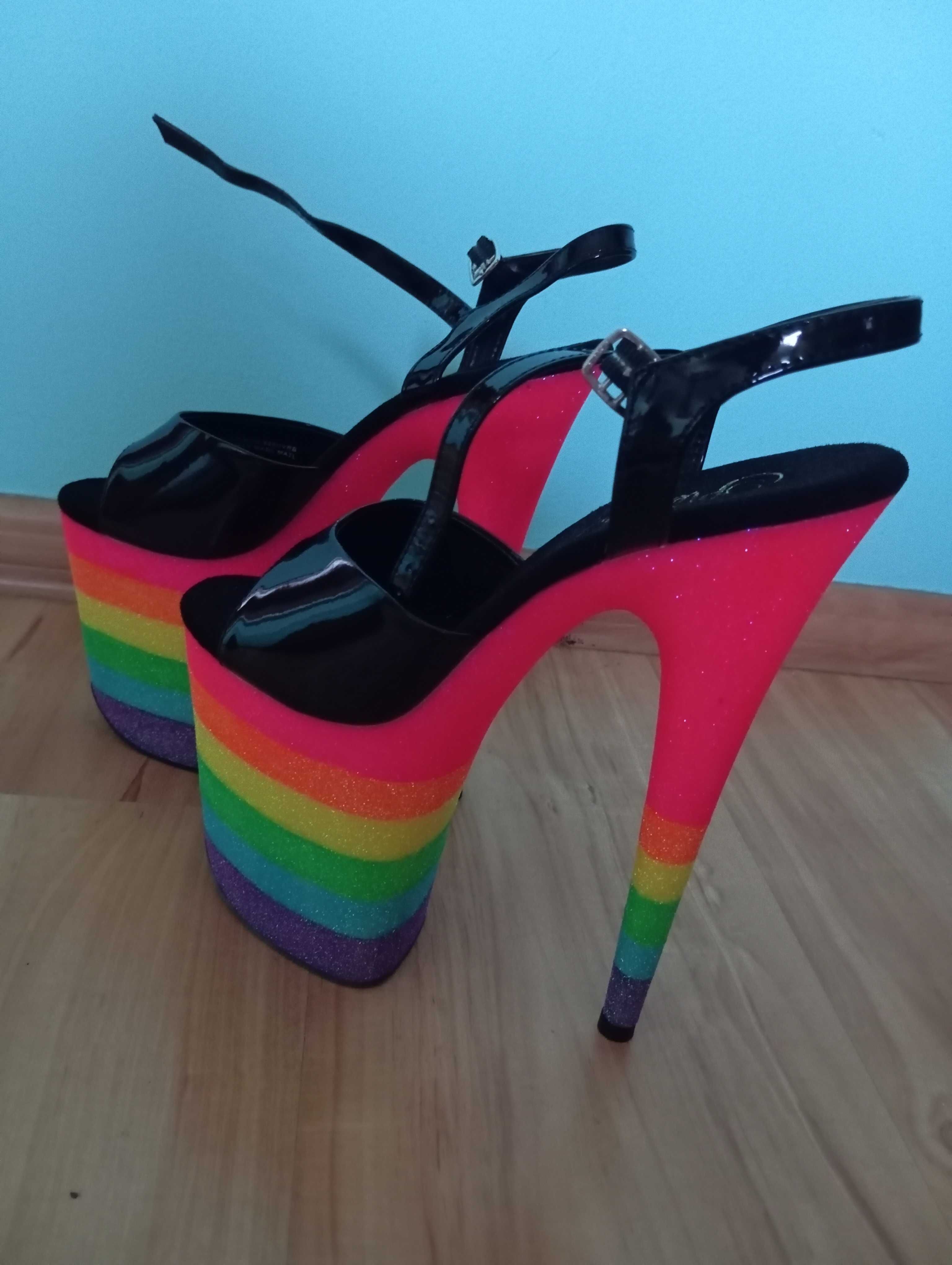 Buty na platformie do pole dance