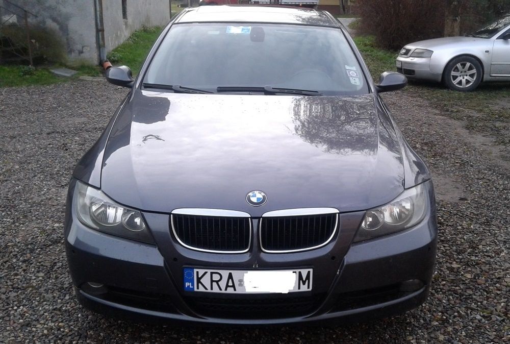 BMW 3 e90 e91 Lampy Przód Zwykłe nie Xenony Wersja Angielska 2 Sztuki