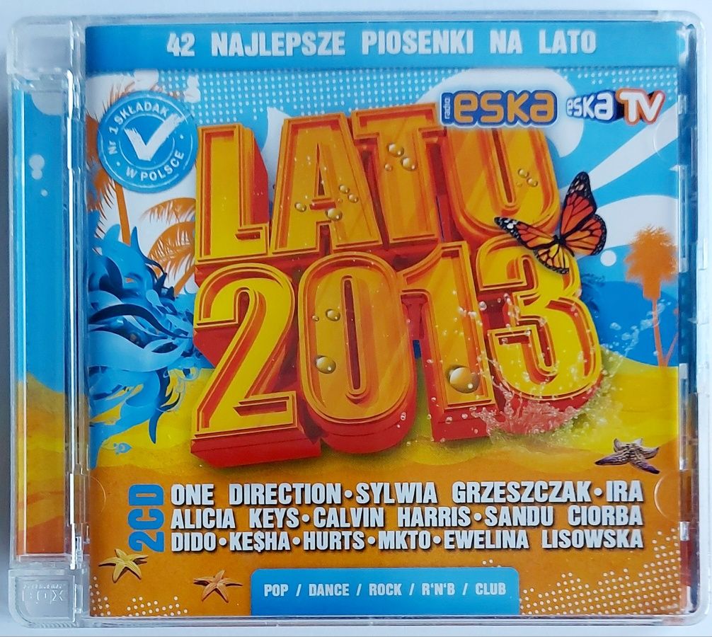 Eska Lato 2013 2CD Sylwia Grzeszczak Alicia Keys Hurts Dido Kesha
