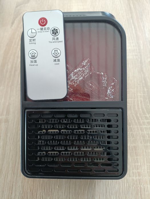 Портативный обогреватель FLAME HATER c LCD дисплеем имитацией камина