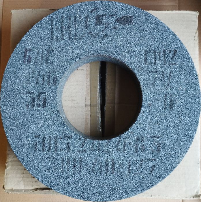 Круги абразивні шліфувальні 54С(карбід кремнію) діаметр 125-400 мм.