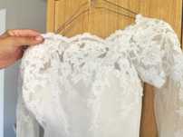 Suknia ślubna, koronka, syrenka. PRONOVIAS India White One 424