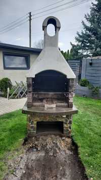 Grill betonowy ogrodowy