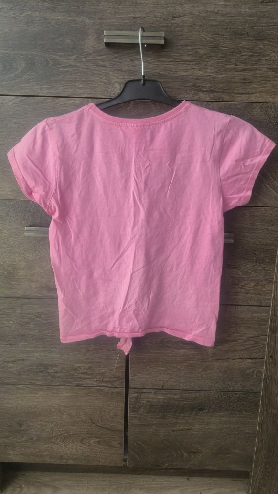 T-shirt z wiązaniem dla dziewczynki r. 134/140