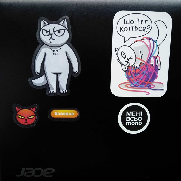 Наклейки / стикеры монобанк 40 грн. штука