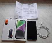 Smartfon APPLE iPhone 14 128GB Czarny MPUF3PX/A A2882 + 2 etui