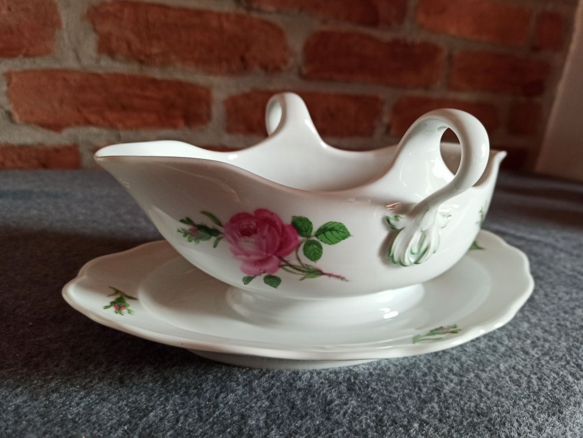 Porcelana MEISSEN Sosjera Królewska Manufaktura Porcelany RÓŻE Miśnia